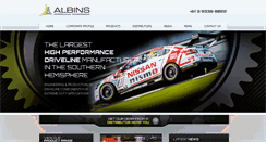 Desktop Screenshot of albinsgear.com.au